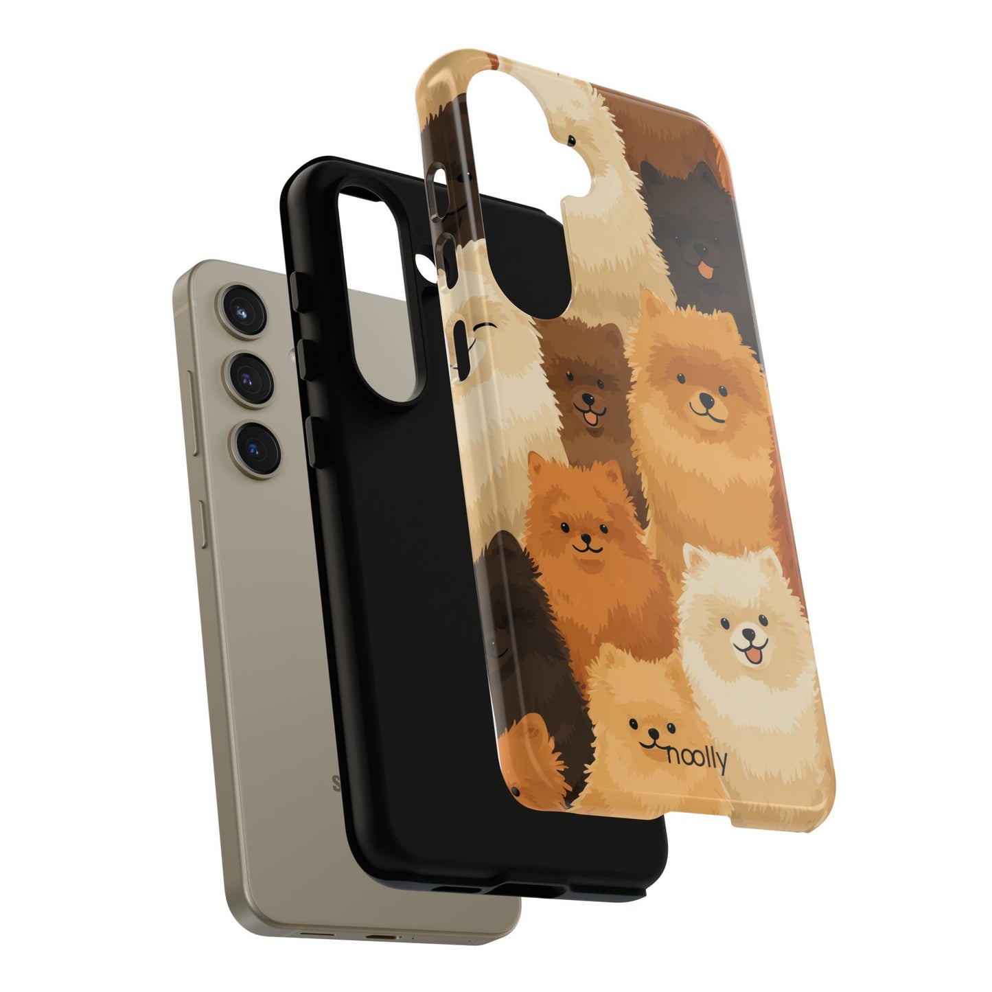 noolly Puppy Parade Pomeranian Tough Phone Case