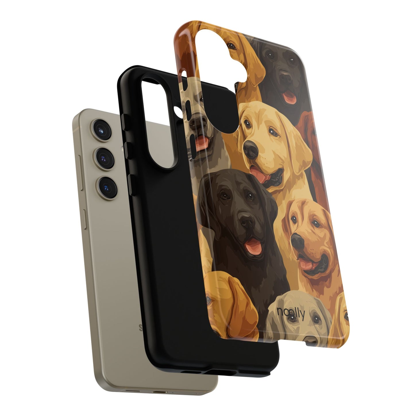 noolly Puppy Parade Labrador Retriever Tough Phone Case
