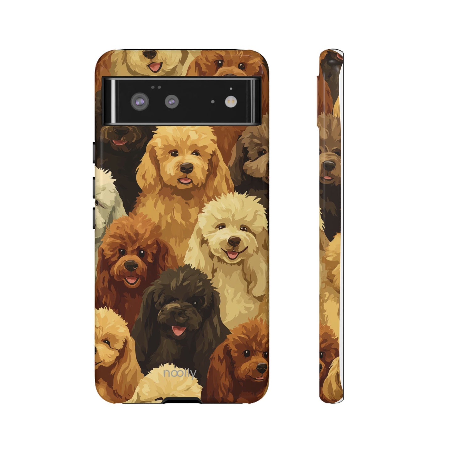 noolly Puppy Parade Poodle Tough Phone Case