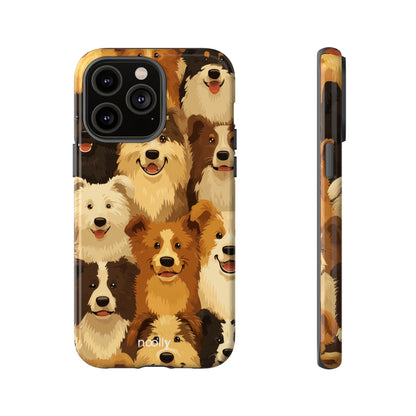 noolly Puppy Parade Border Collie Tough Phone Case