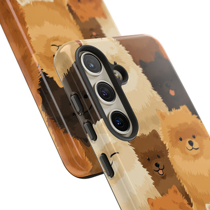 noolly Puppy Parade Pomeranian Tough Phone Case