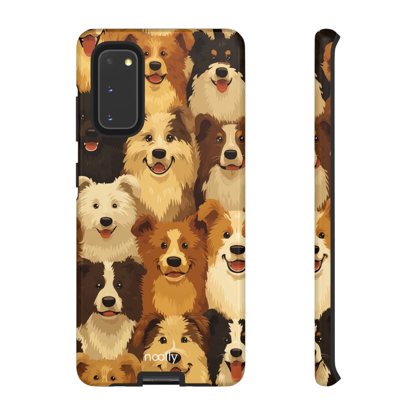 noolly Puppy Parade Border Collie Tough Phone Case