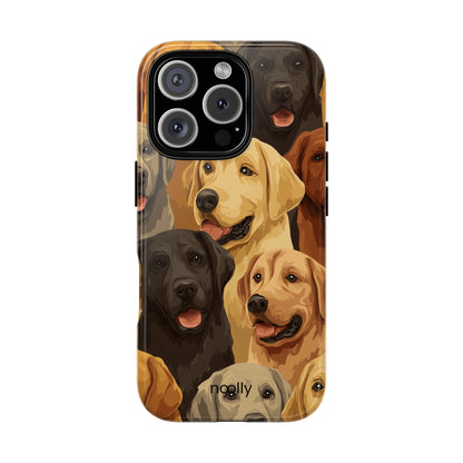noolly Puppy Parade Labrador Retriever Tough Phone Case