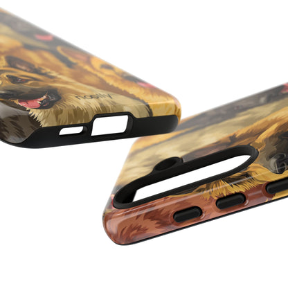 noolly Puppy Parade German Shepherd Tough Phone Case