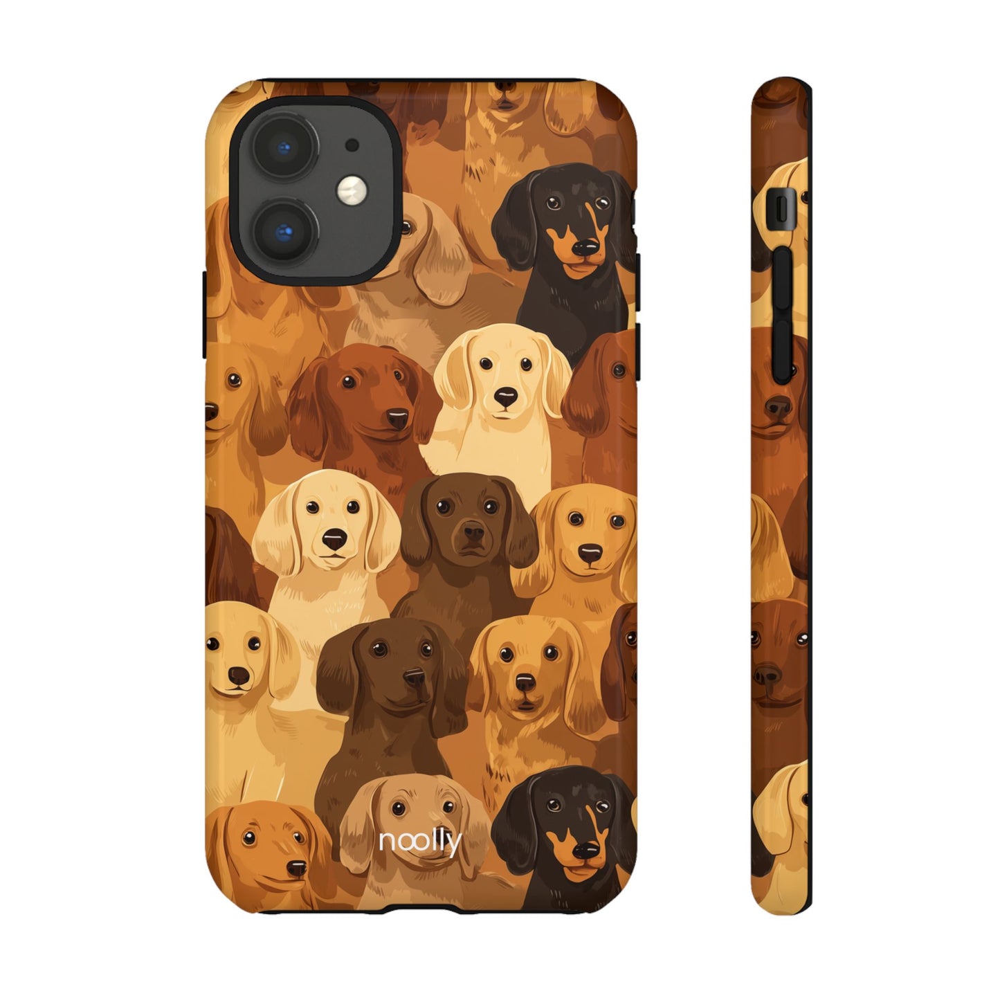 noolly Puppy Parade Dachshund Tough Phone Case