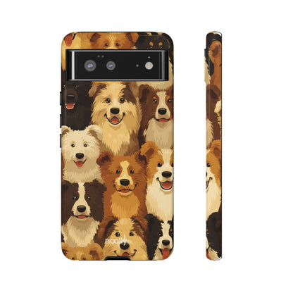 noolly Puppy Parade Border Collie Tough Phone Case