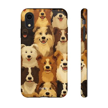 noolly Puppy Parade Border Collie Tough Phone Case