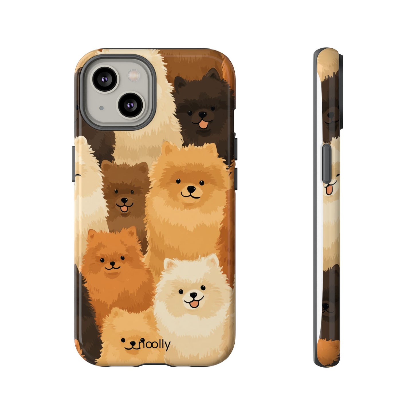 noolly Puppy Parade Pomeranian Tough Phone Case