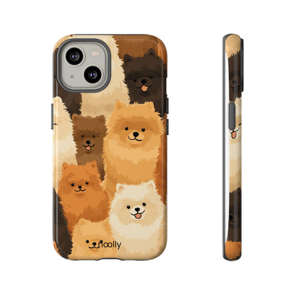 noolly Puppy Parade Pomeranian Tough Phone Case