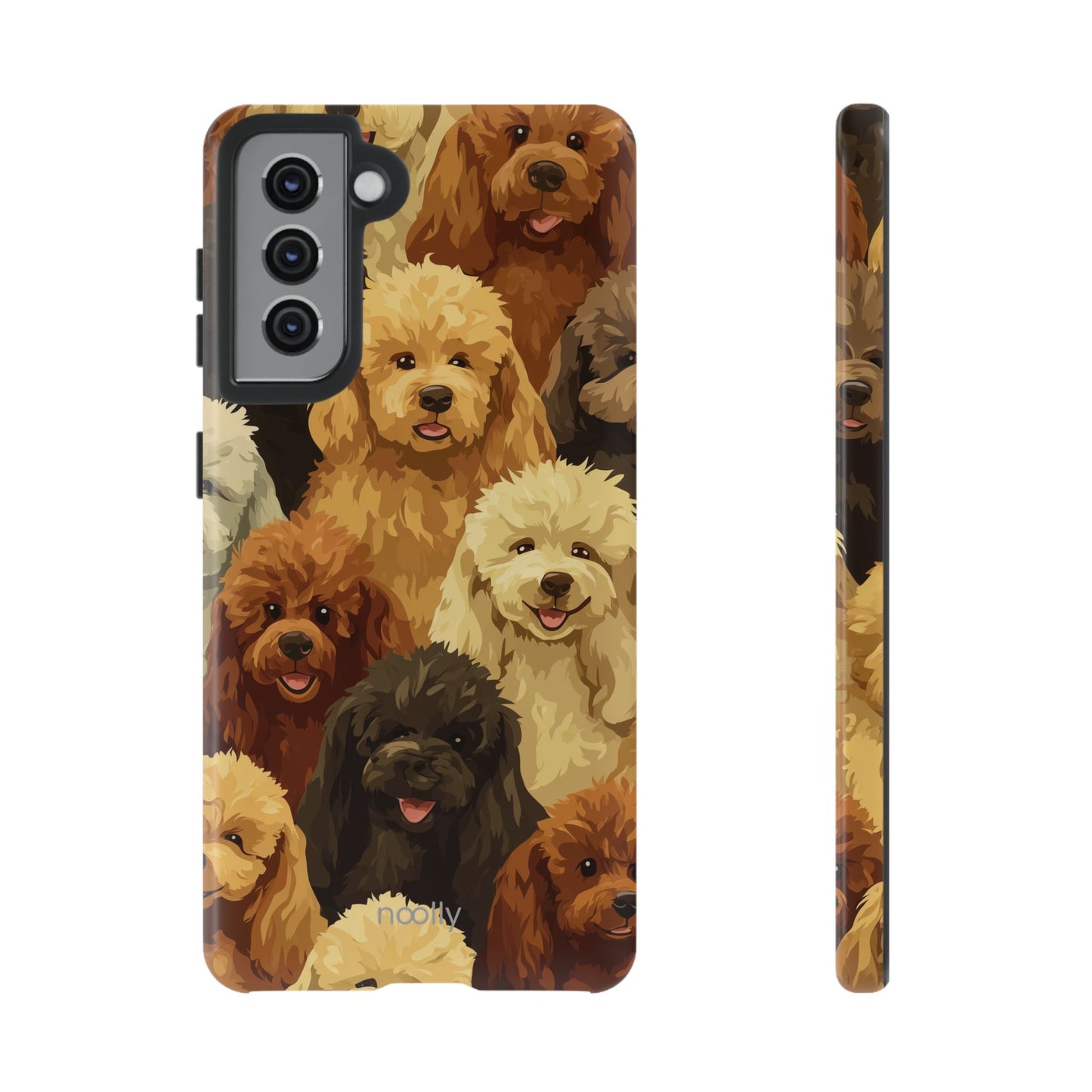 noolly Puppy Parade Poodle Tough Phone Case