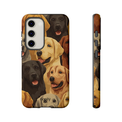 noolly Puppy Parade Labrador Retriever Tough Phone Case