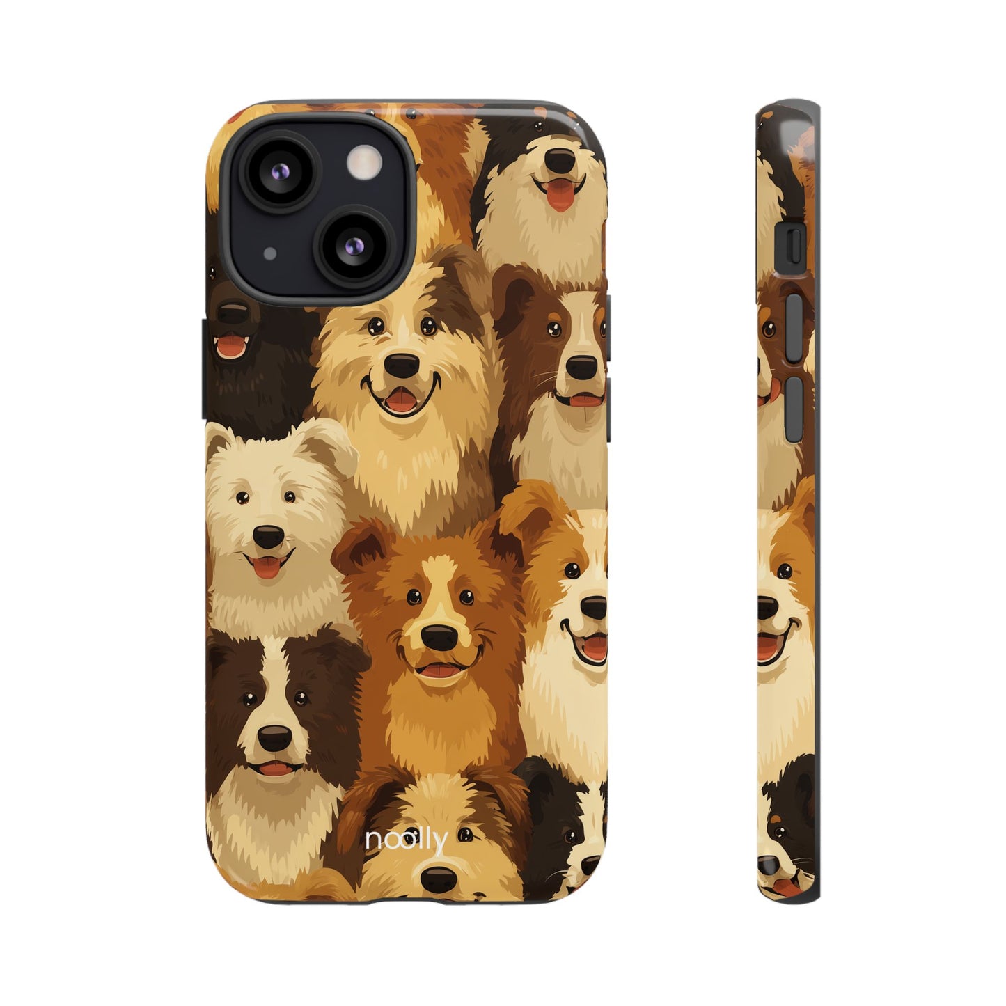 noolly Puppy Parade Border Collie Tough Phone Case