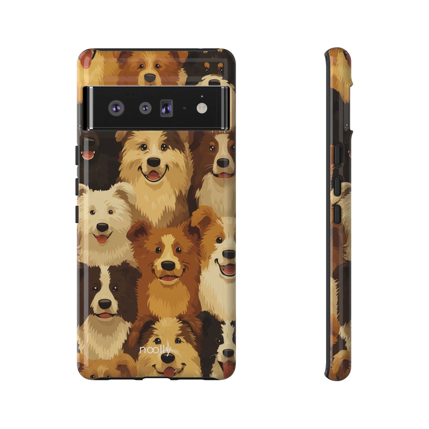 noolly Puppy Parade Border Collie Tough Phone Case