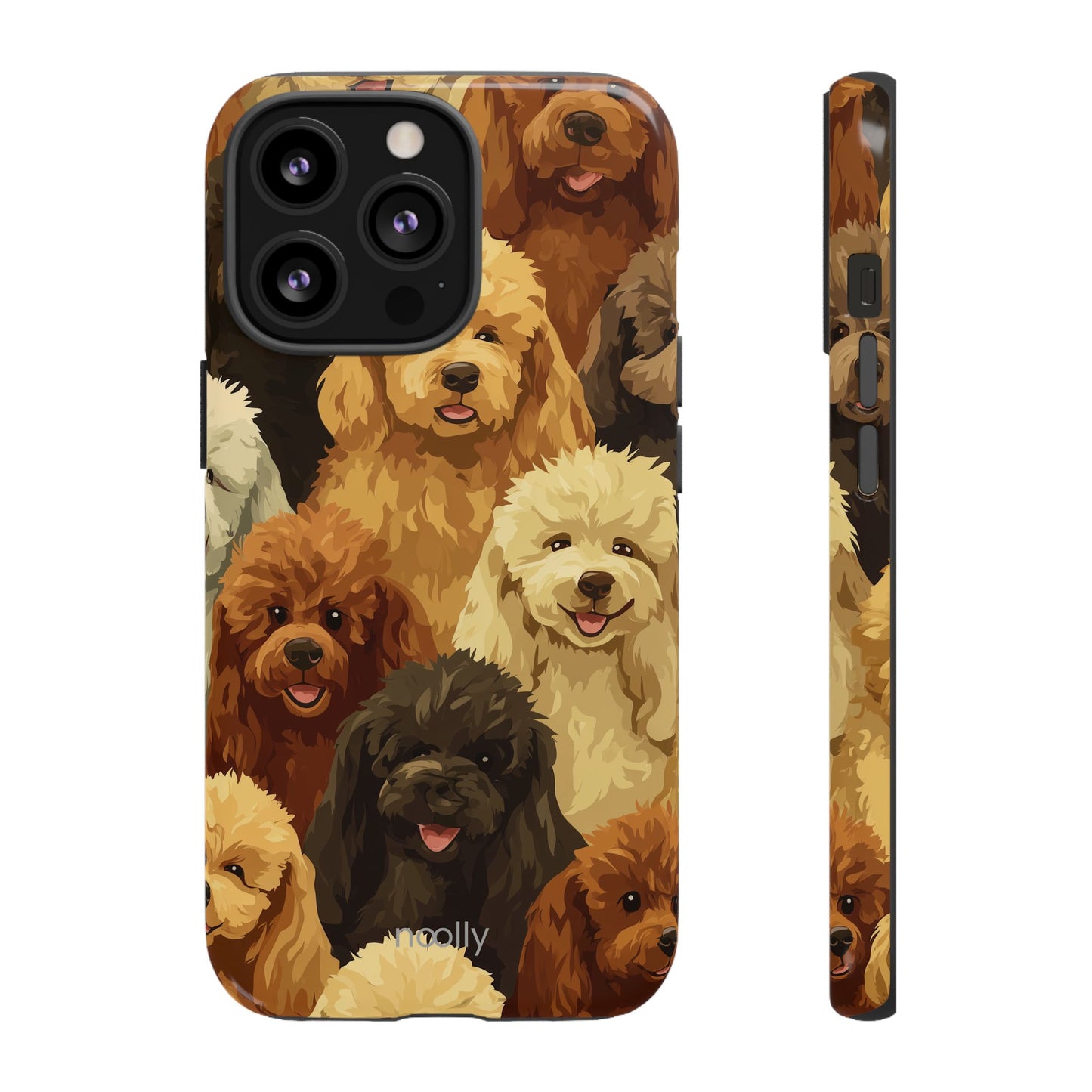 noolly Puppy Parade Poodle Tough Phone Case
