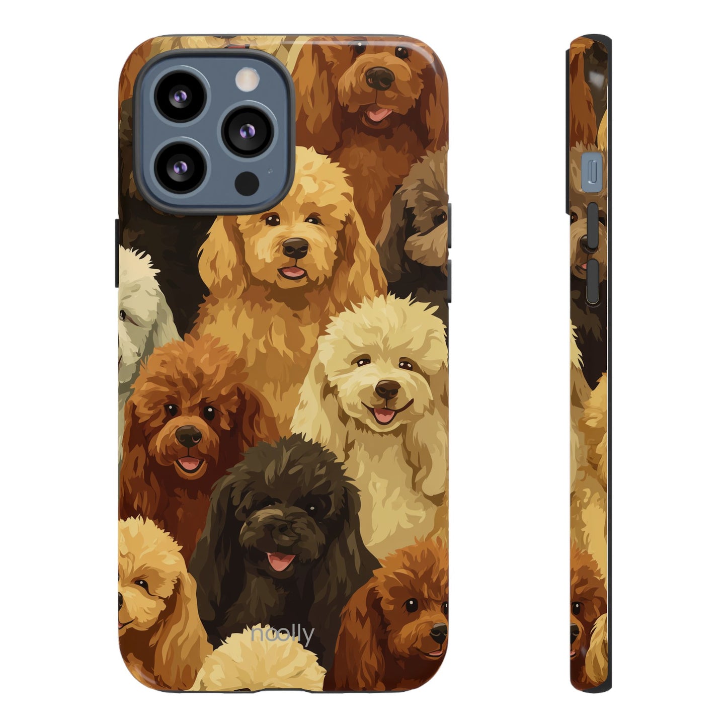 noolly Puppy Parade Poodle Tough Phone Case