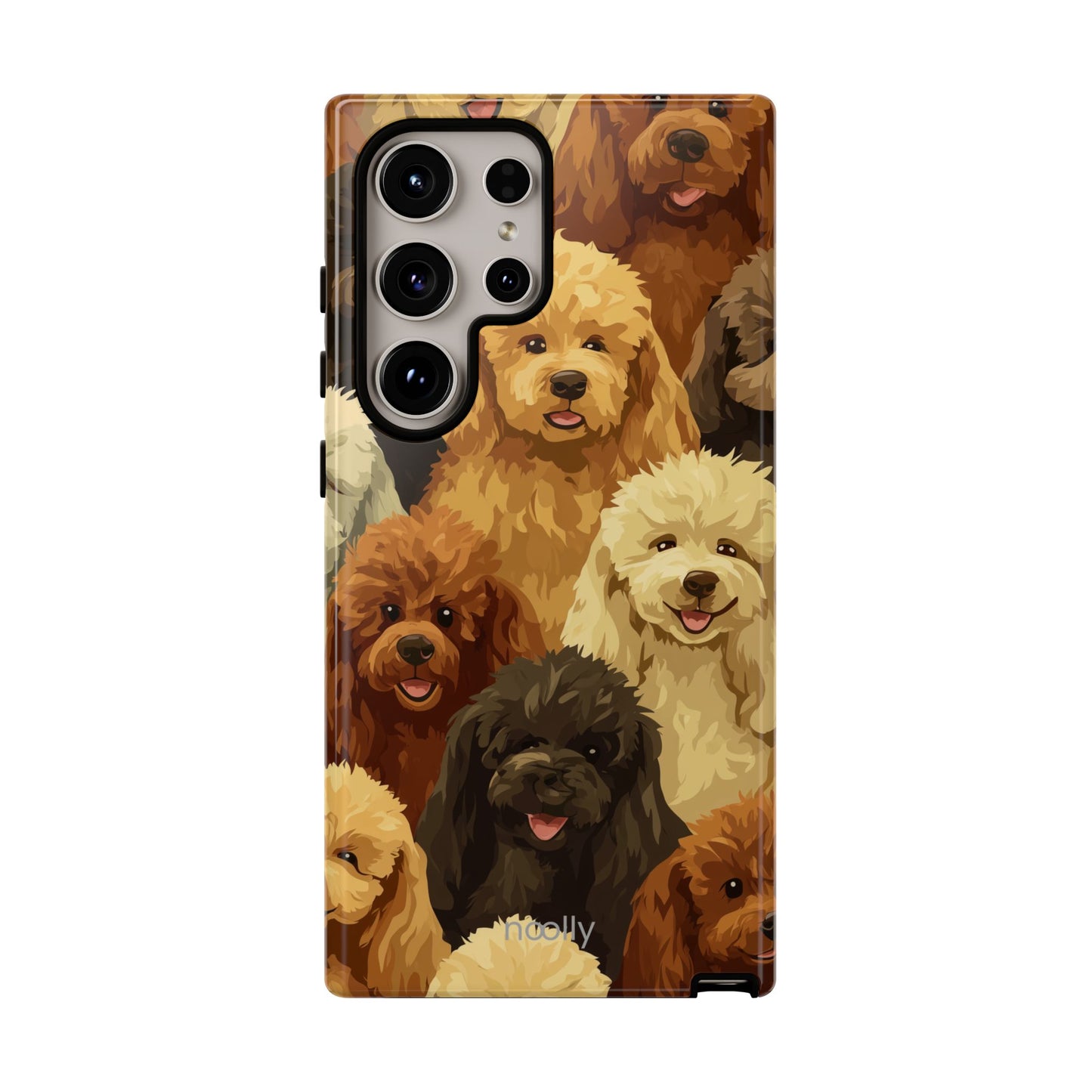noolly Puppy Parade Poodle Tough Phone Case