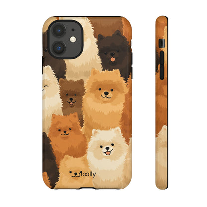 noolly Puppy Parade Pomeranian Tough Phone Case
