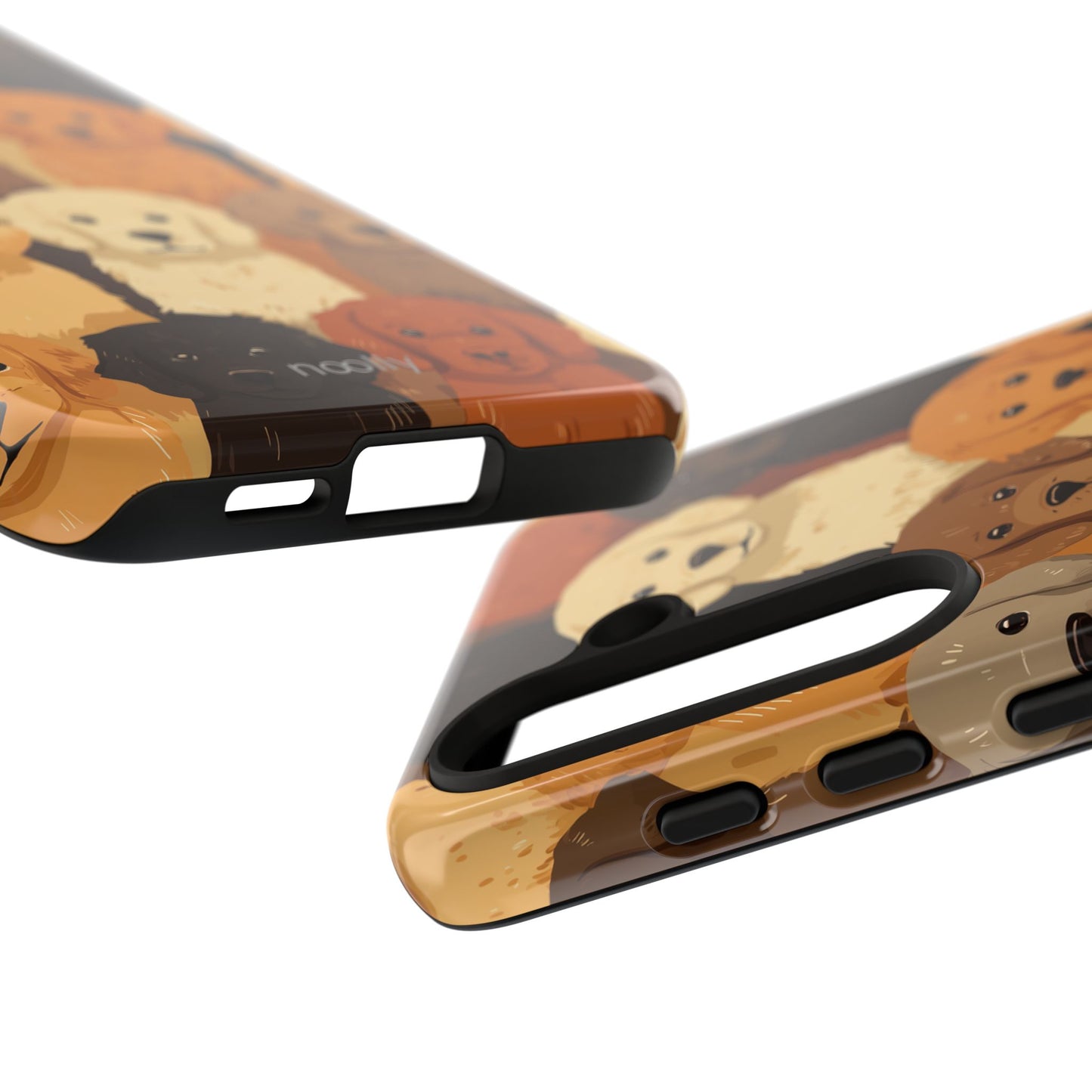 noolly Puppy Parade Golden Retriever Tough Phone Case