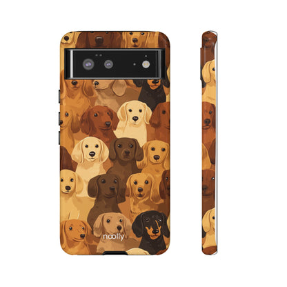 noolly Puppy Parade Dachshund Tough Phone Case