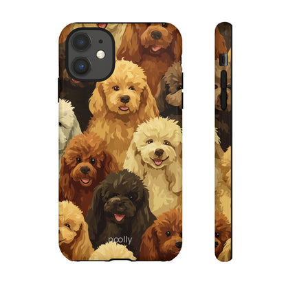 noolly Puppy Parade Poodle Tough Phone Case