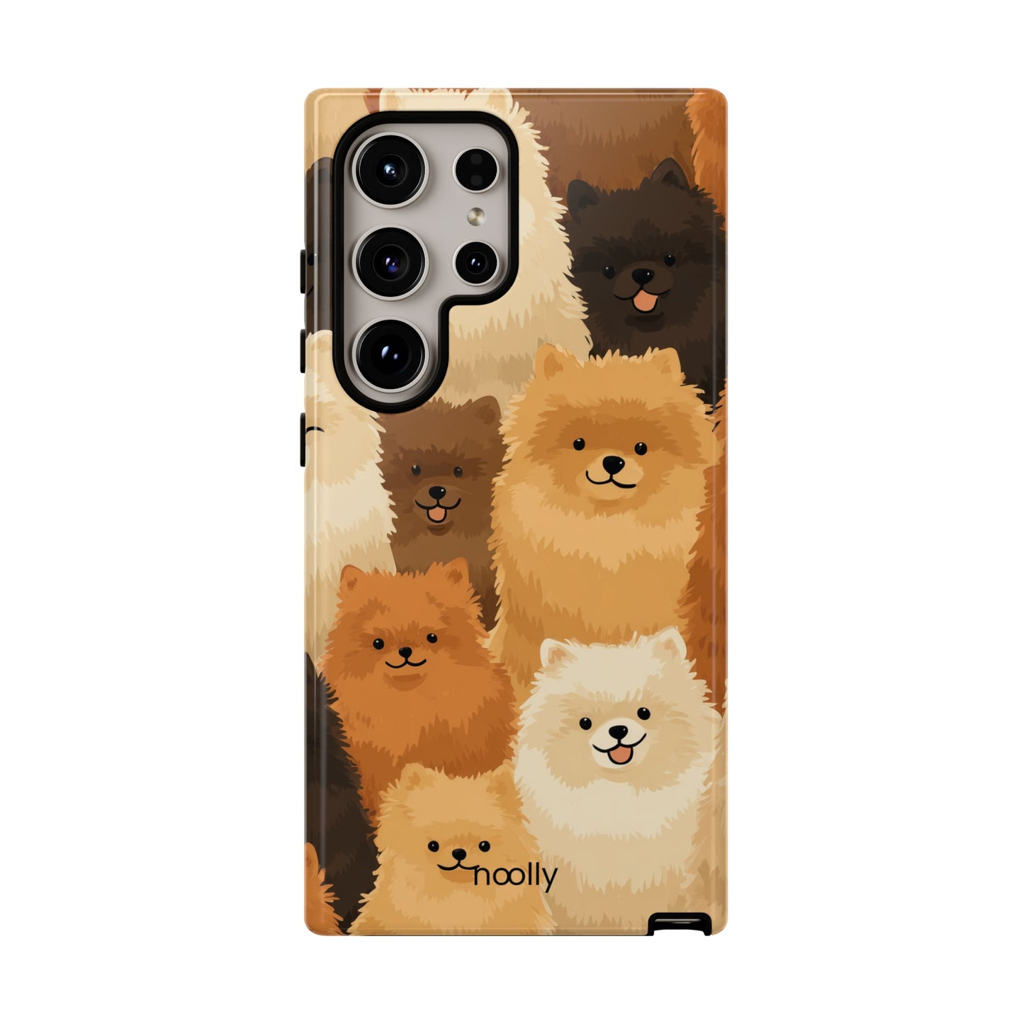 noolly Puppy Parade Pomeranian Tough Phone Case