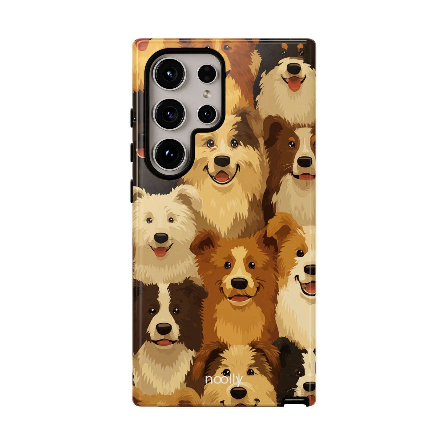 noolly Puppy Parade Border Collie Tough Phone Case