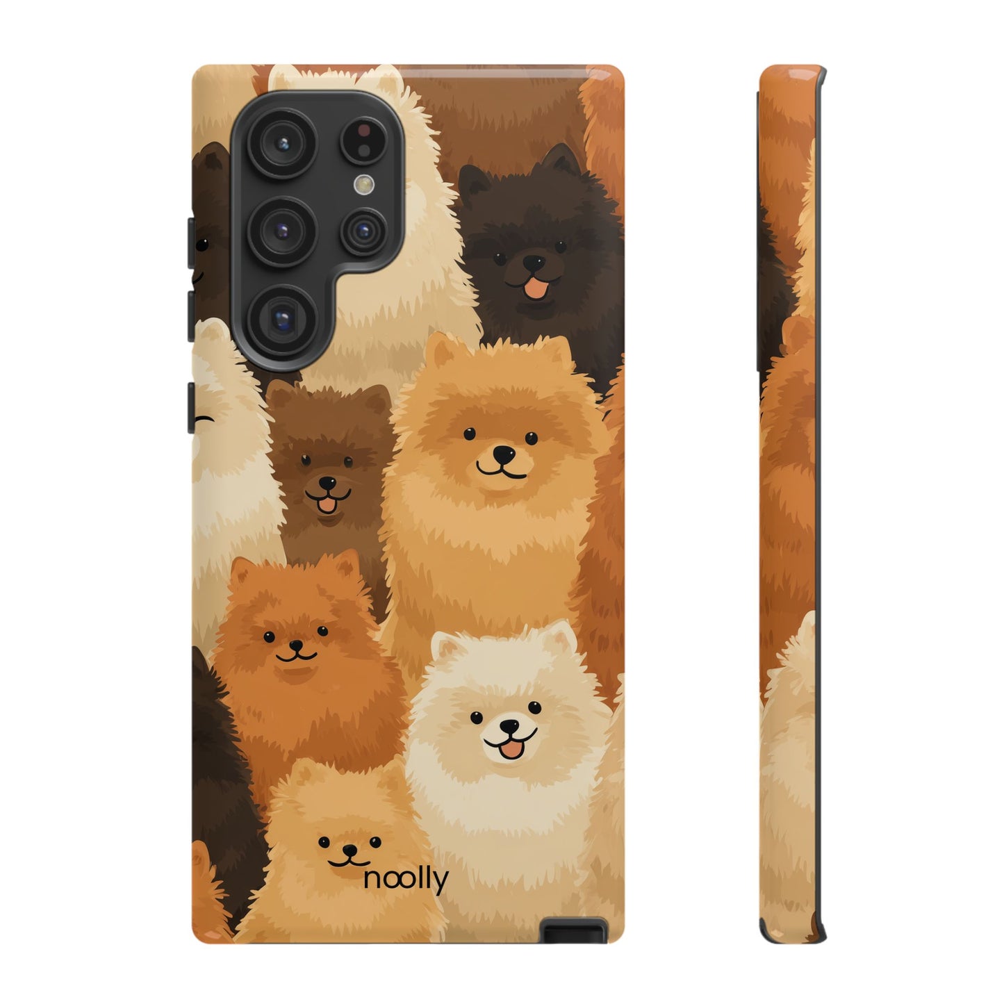 noolly Puppy Parade Pomeranian Tough Phone Case
