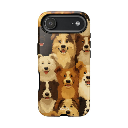 noolly Puppy Parade Border Collie Tough Phone Case