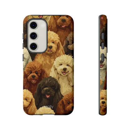 noolly Puppy Parade Poodle Tough Phone Case