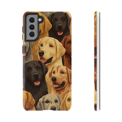 noolly Puppy Parade Labrador Retriever Tough Phone Case