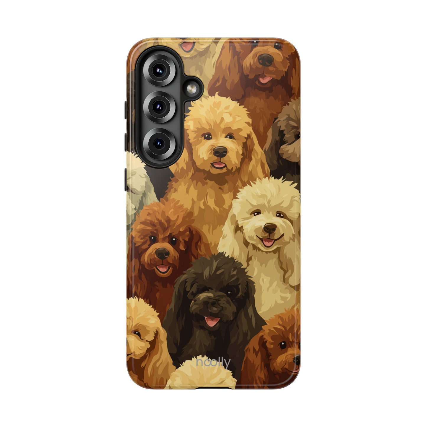 noolly Puppy Parade Poodle Tough Phone Case