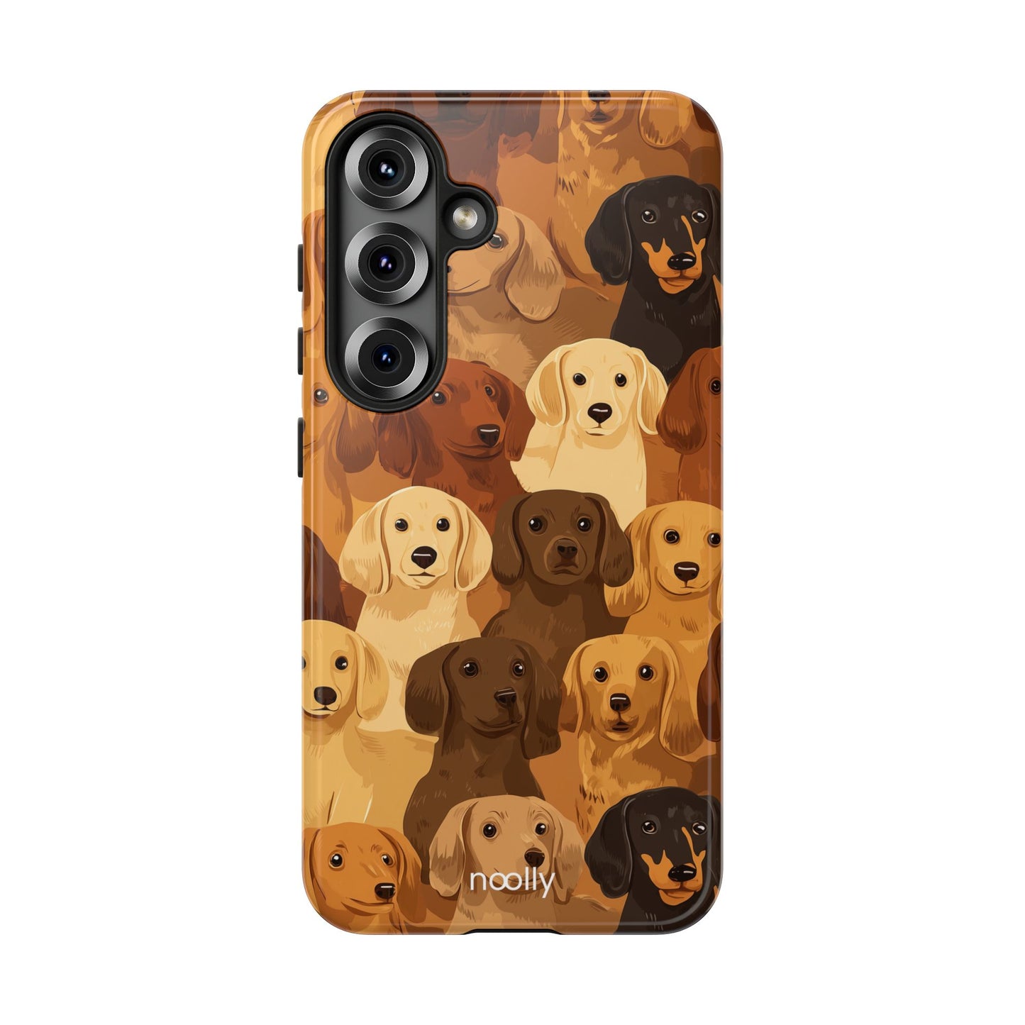 noolly Puppy Parade Dachshund Tough Phone Case