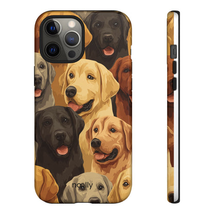 noolly Puppy Parade Labrador Retriever Tough Phone Case