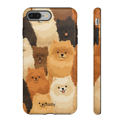 noolly Puppy Parade Pomeranian Tough Phone Case