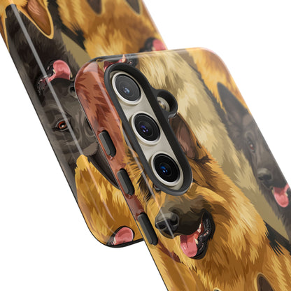 noolly Puppy Parade German Shepherd Tough Phone Case