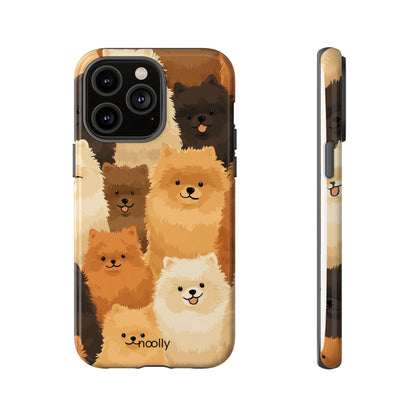 noolly Puppy Parade Pomeranian Tough Phone Case