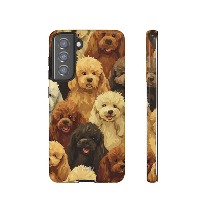 noolly Puppy Parade Poodle Tough Phone Case