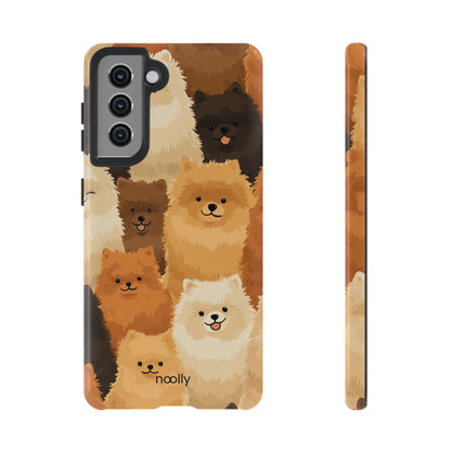noolly Puppy Parade Pomeranian Tough Phone Case