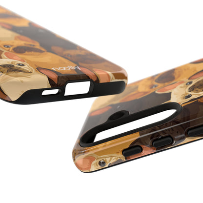 noolly Puppy Parade French Bulldog Tough Phone Case