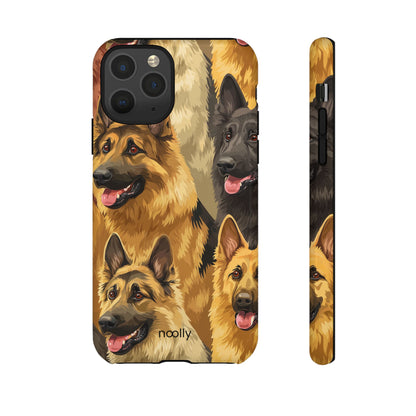 noolly Puppy Parade German Shepherd Tough Phone Case