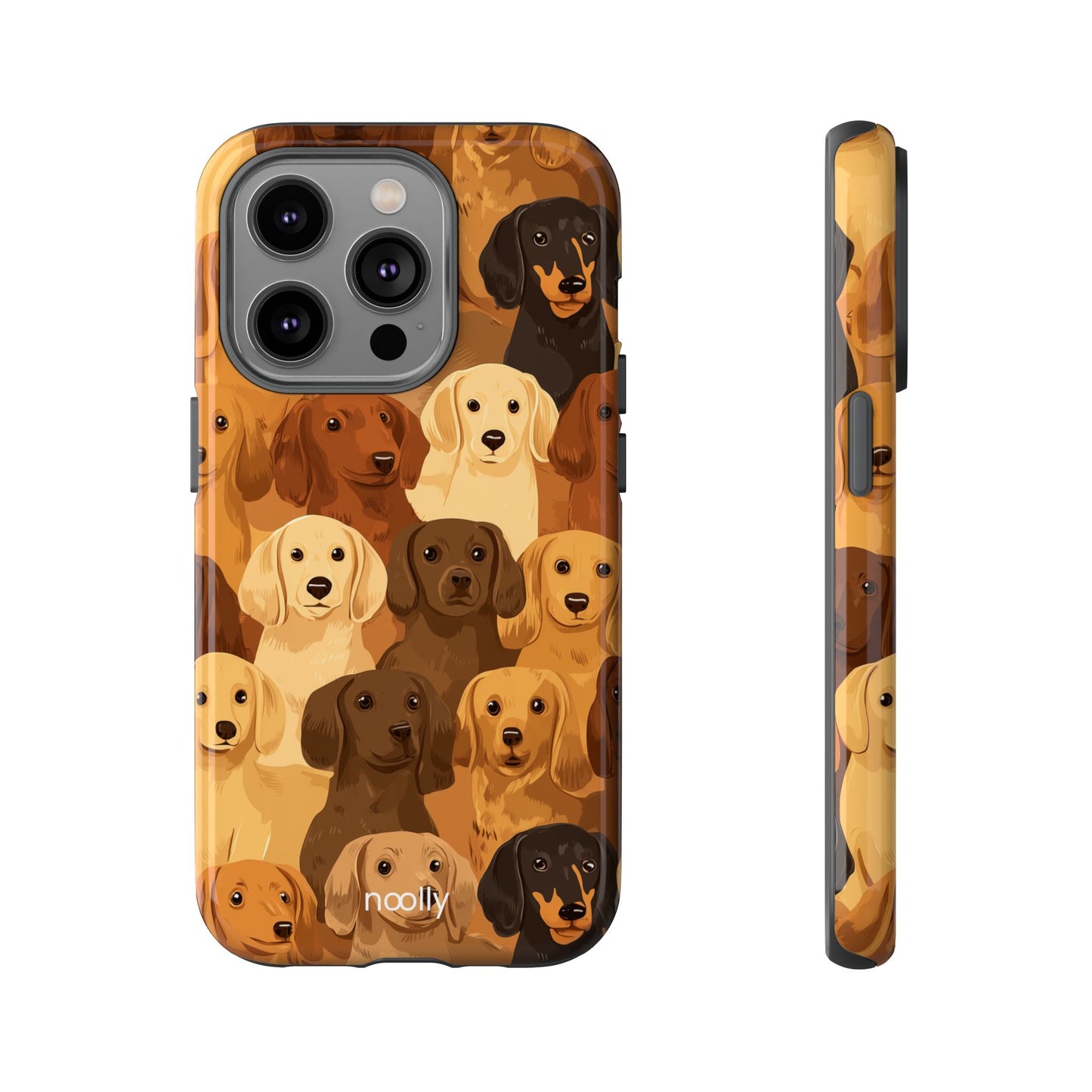 noolly Puppy Parade Dachshund Tough Phone Case