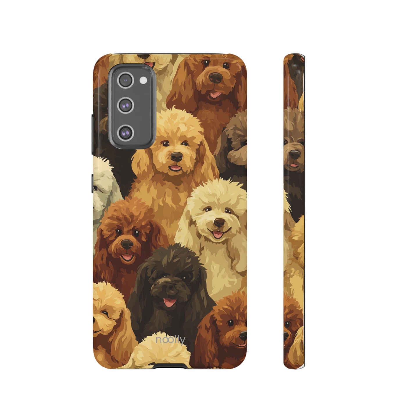 noolly Puppy Parade Poodle Tough Phone Case
