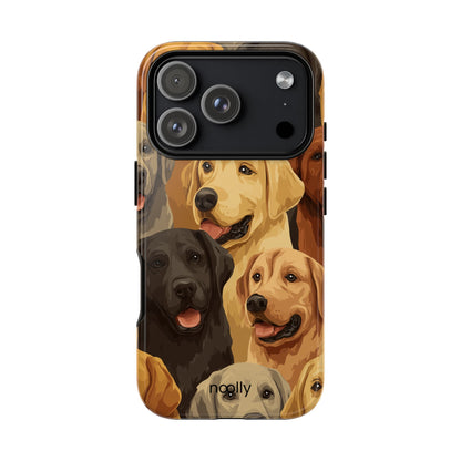noolly Puppy Parade Labrador Retriever Tough Phone Case