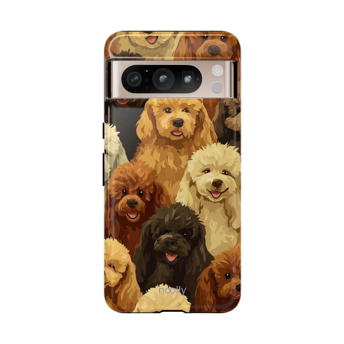 noolly Puppy Parade Poodle Tough Phone Case