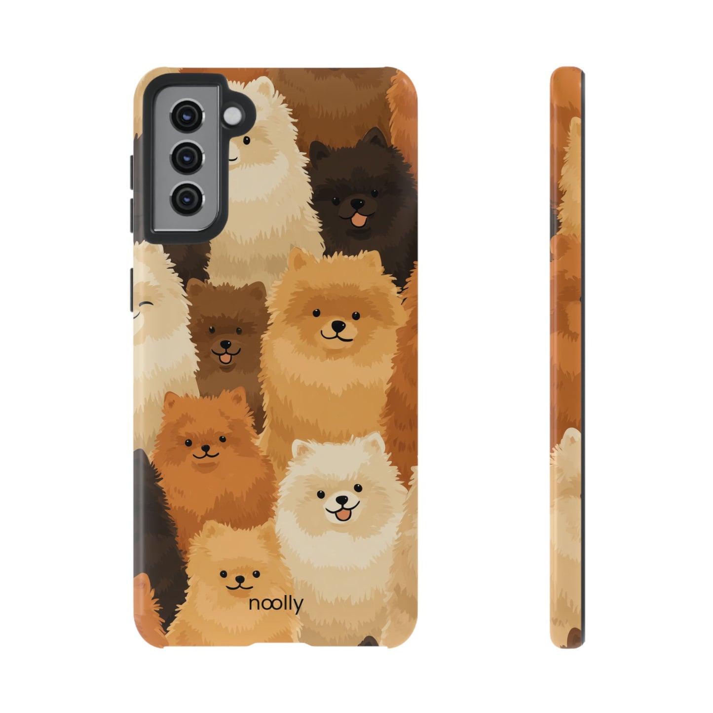 noolly Puppy Parade Pomeranian Tough Phone Case