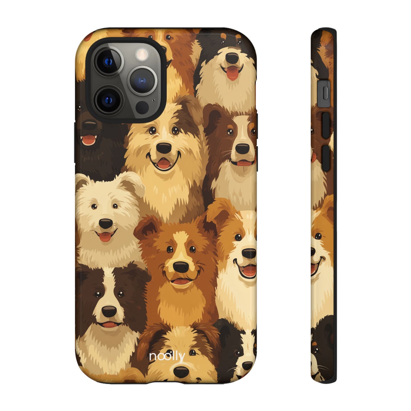 noolly Puppy Parade Border Collie Tough Phone Case