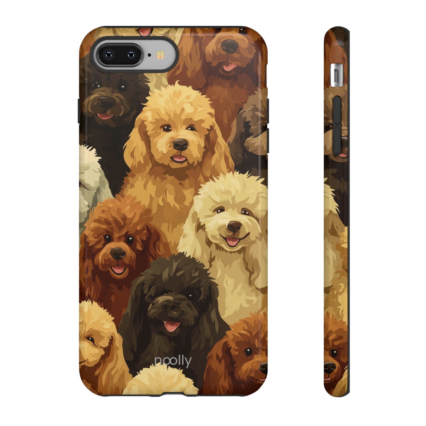 noolly Puppy Parade Poodle Tough Phone Case