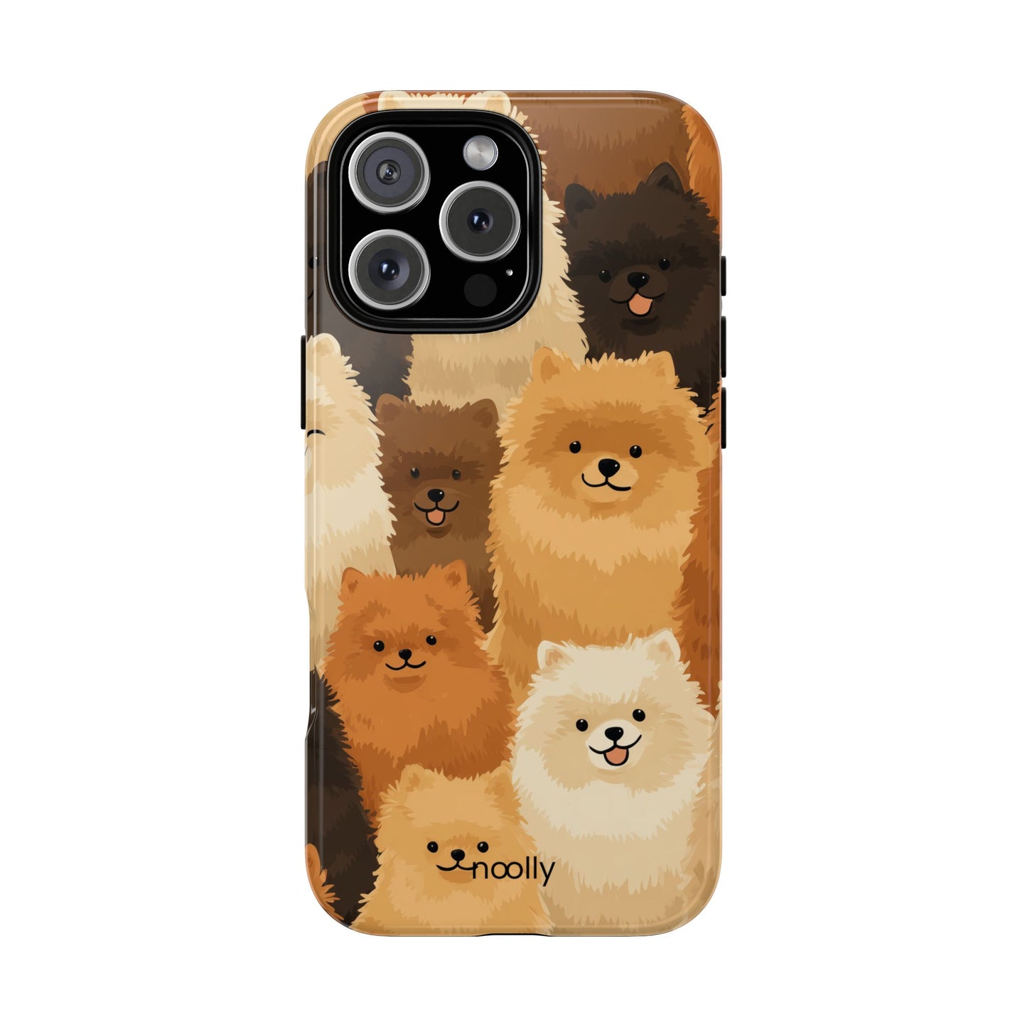 noolly Puppy Parade Pomeranian Tough Phone Case