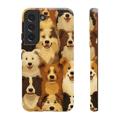 noolly Puppy Parade Border Collie Tough Phone Case
