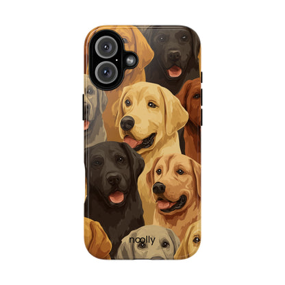 noolly Puppy Parade Labrador Retriever Tough Phone Case